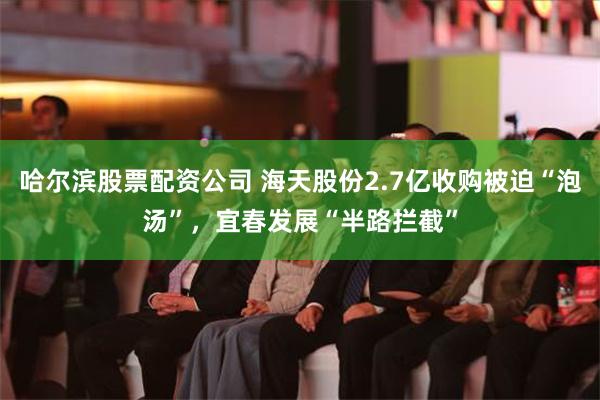 哈尔滨股票配资公司 海天股份2.7亿收购被迫“泡汤”，宜春发展“半路拦截”