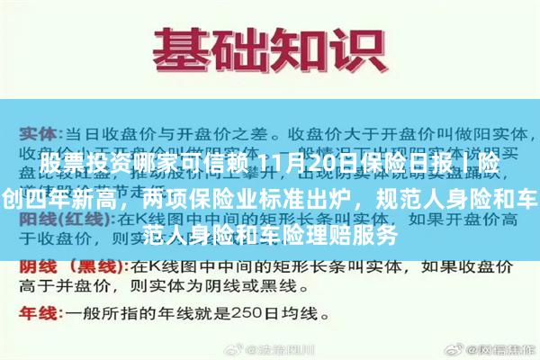 股票投资哪家可信赖 11月20日保险日报丨险资举牌次数创四年