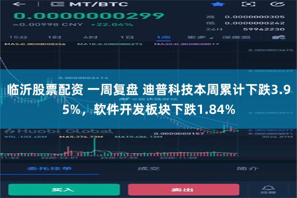 临沂股票配资 一周复盘 迪普科技本周累计下跌3.95%，软件