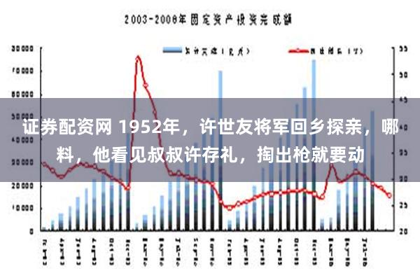 证券配资网 1952年，许世友将军回乡探亲，哪料，他看见叔叔